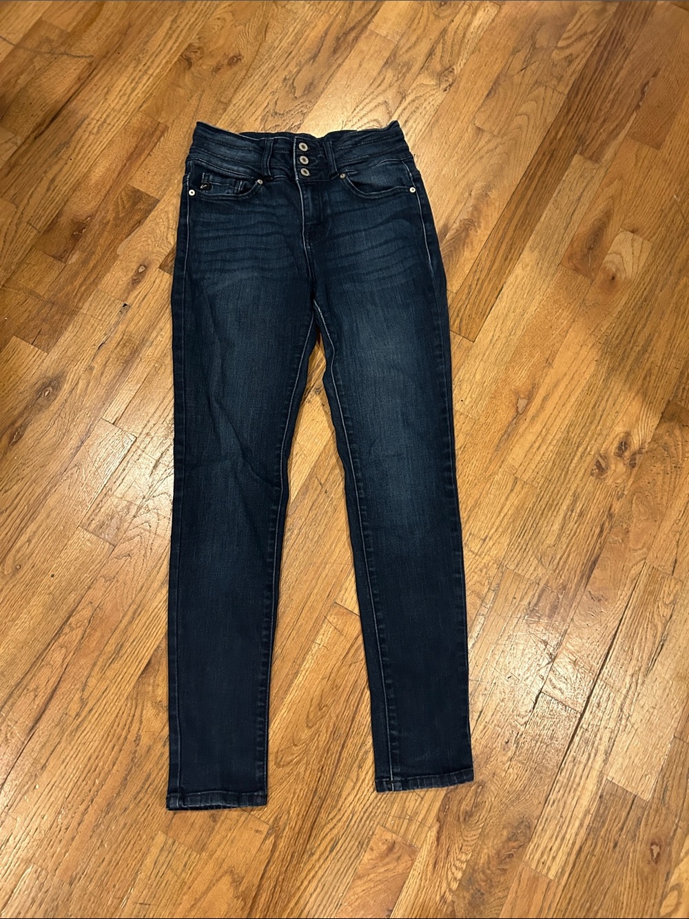 KanCan Dark Blue High-Rise Skinny Jeans